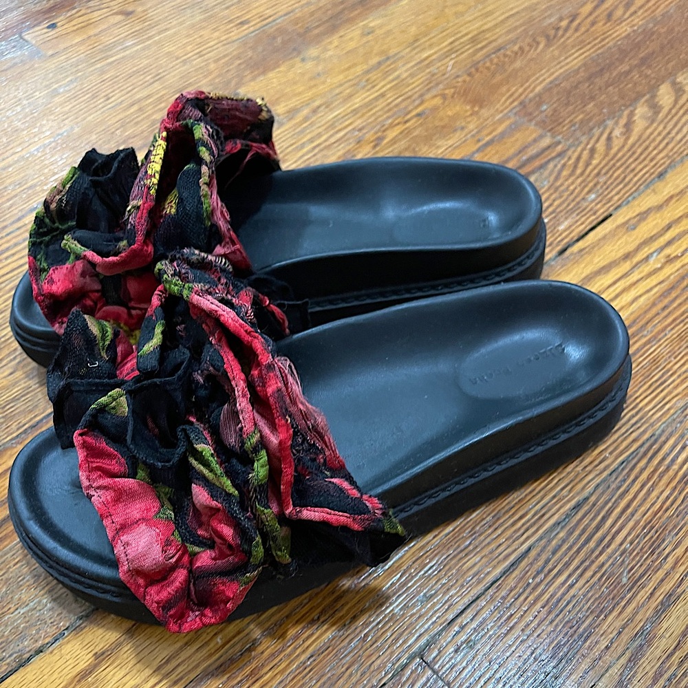Simone Rocha Jacquard Slide Sandals